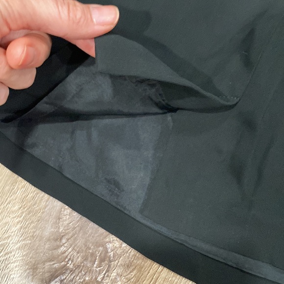 BANANA REPUBLIC Black Lined Career Skirt Sz 6 - Picture 6 of 12